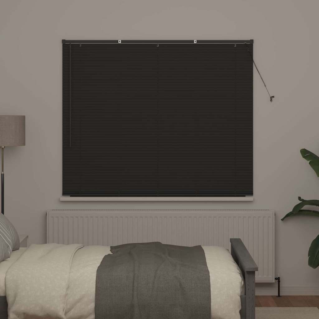 vidaXL Βενετσιάνικες Ρόδες Σκούρο Γκρι 175 x 155 εκ Αλουμίνιο