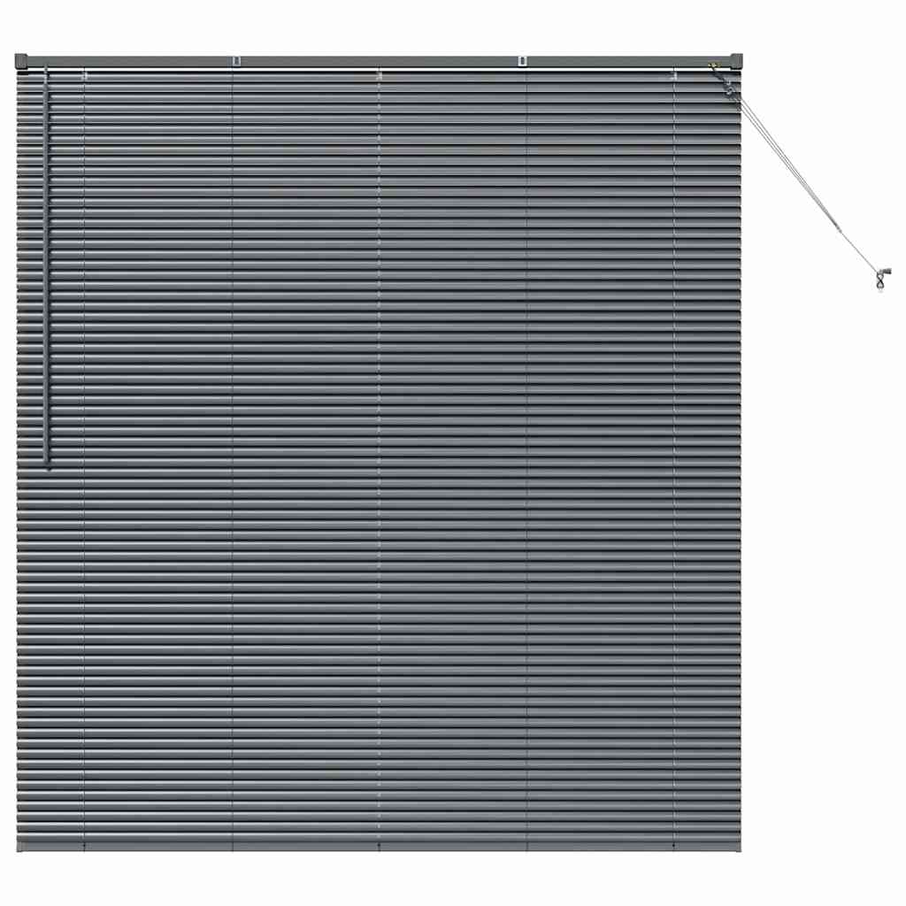 vidaXL Βενετσιάνικες Ρόδες Σκούρο Γκρι 175 x 155 εκ Αλουμίνιο