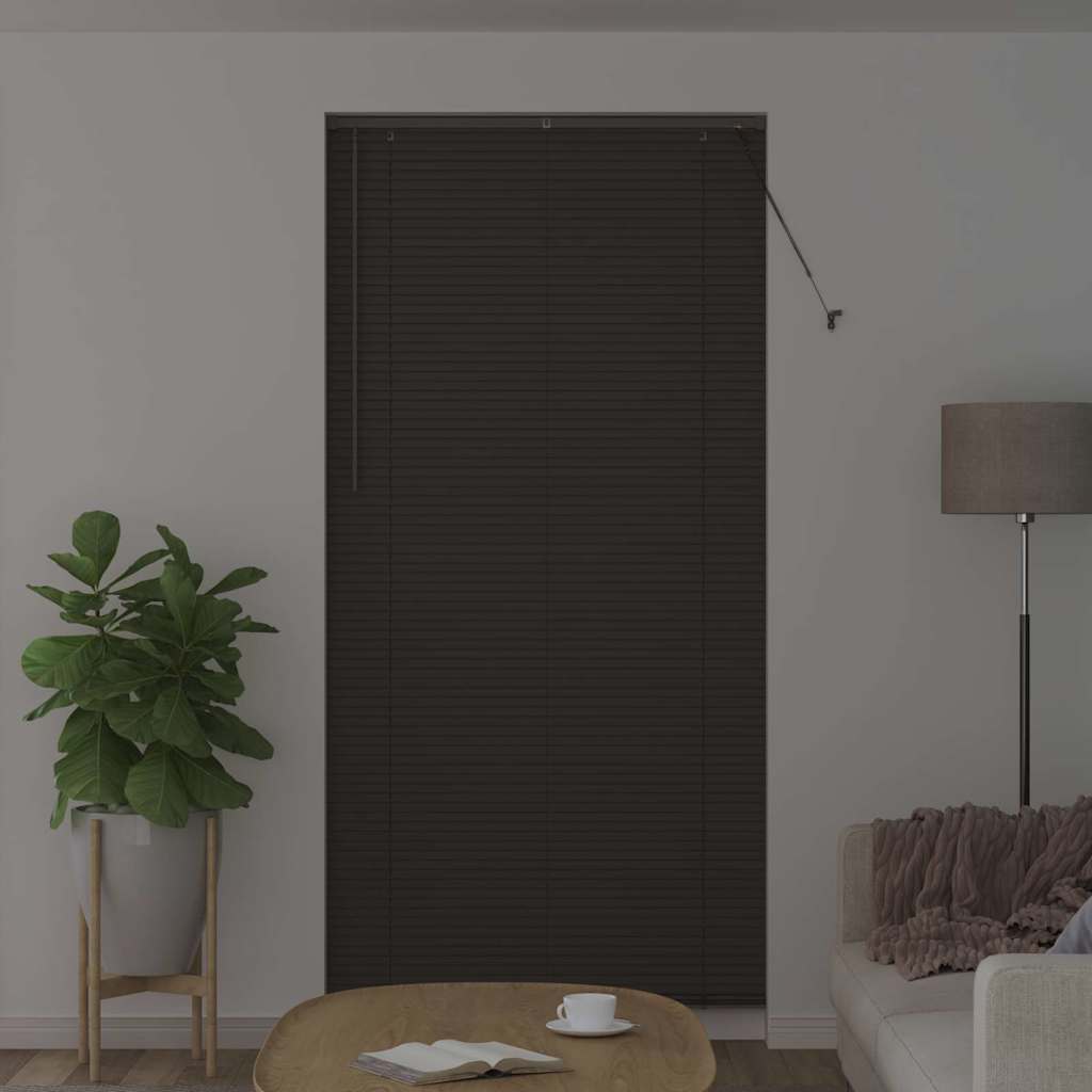 vidaXL Βενετσιάνικες Ρόδες Σκούρο Γκρι 220 x 105 εκ Αλουμίνιο