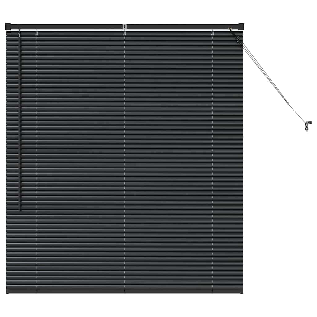 vidaXL Βενετσιάνικες Ρόδες Μαύρο 130 x 110 εκ Αλουμίνιο