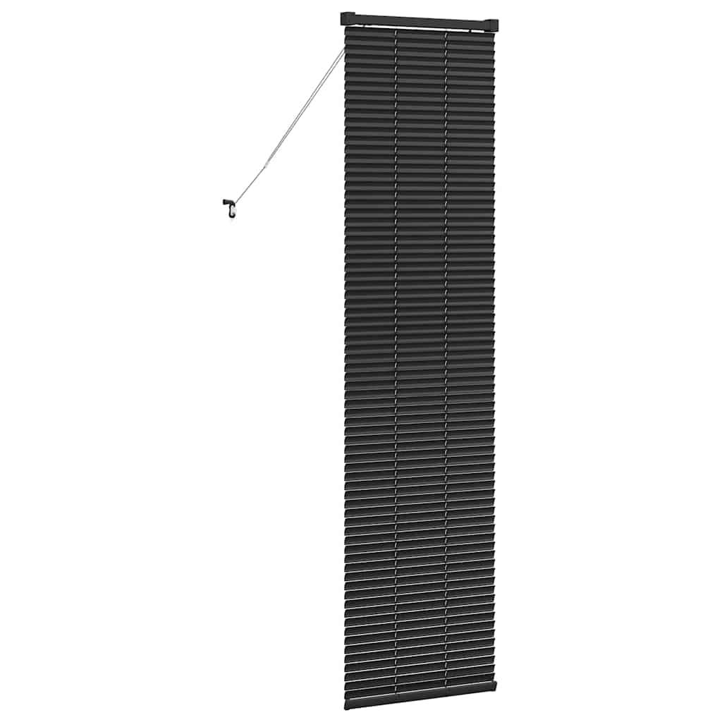 vidaXL Βενετσιάνικες Ρόδες Μαύρο 175 x 45 εκ Αλουμίνιο