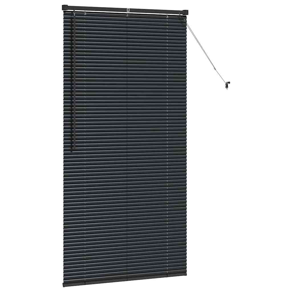 vidaXL Βενετσιάνικες Ρόδες Μαύρο 175 x 95 εκ Αλουμίνιο