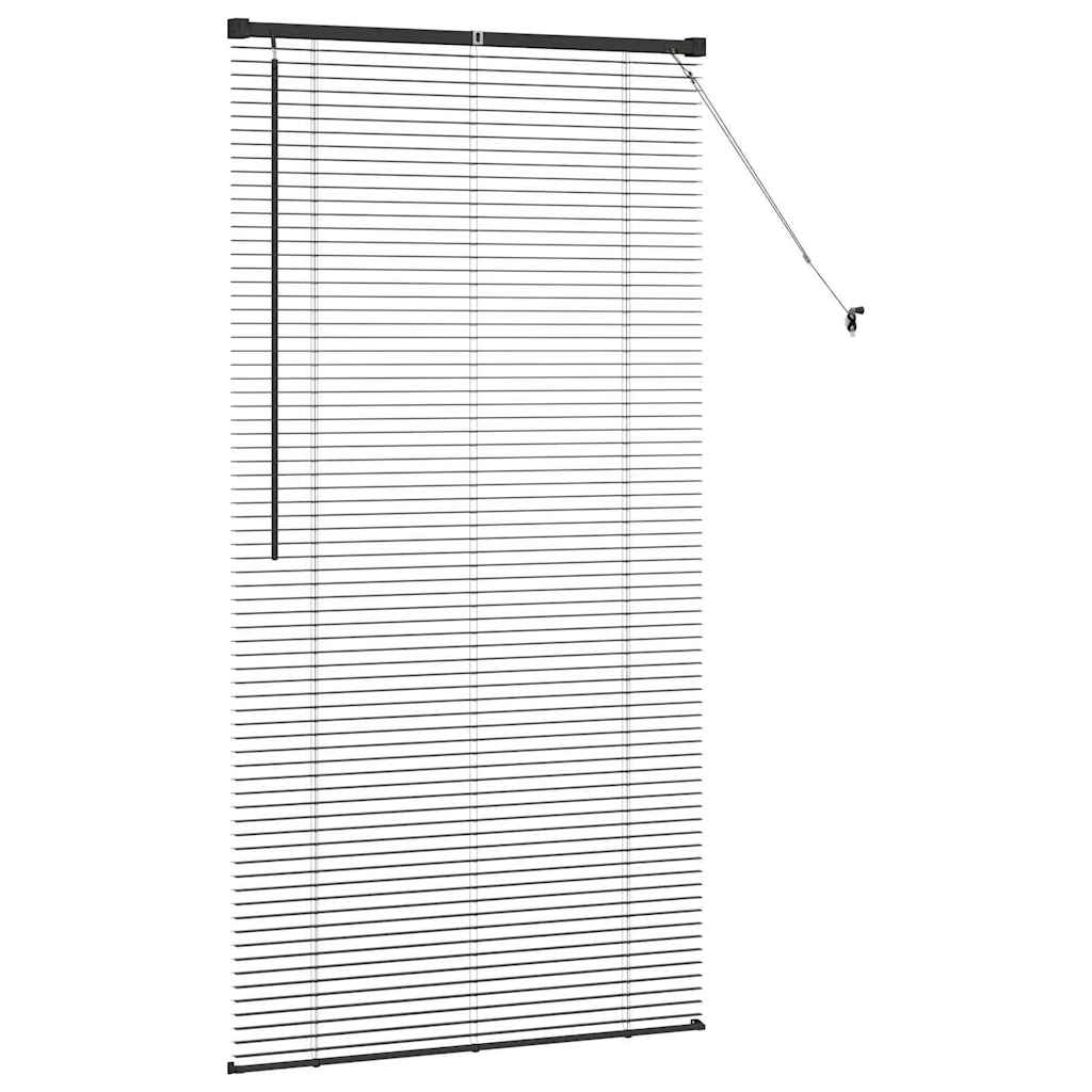vidaXL Βενετσιάνικες Ρόδες Μαύρο 175 x 95 εκ Αλουμίνιο