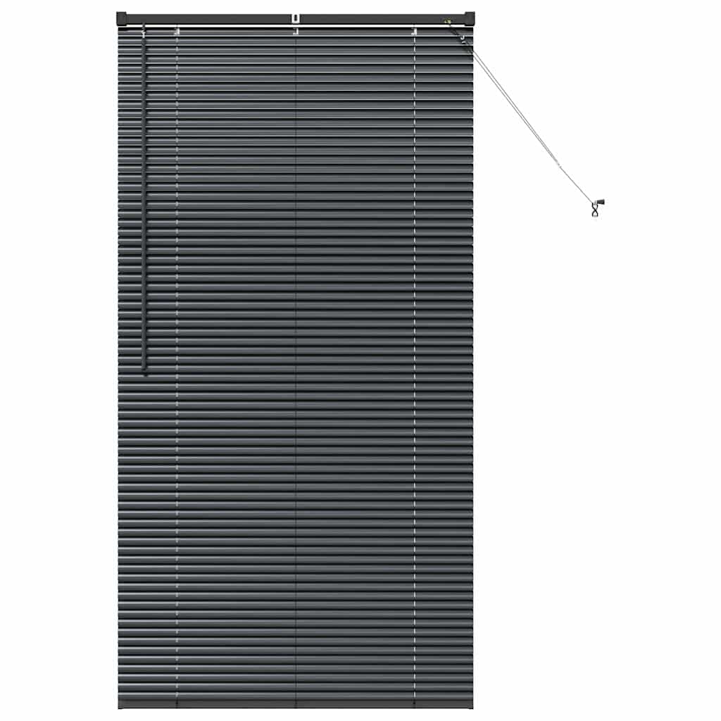 vidaXL Βενετσιάνικες Ρόδες Μαύρο 175 x 95 εκ Αλουμίνιο