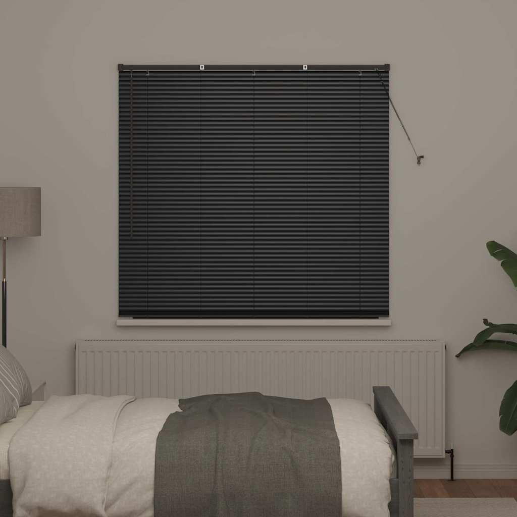 vidaXL Βενετσιάνικες Ρόδες Μαύρο 175 x 145 εκ Αλουμίνιο