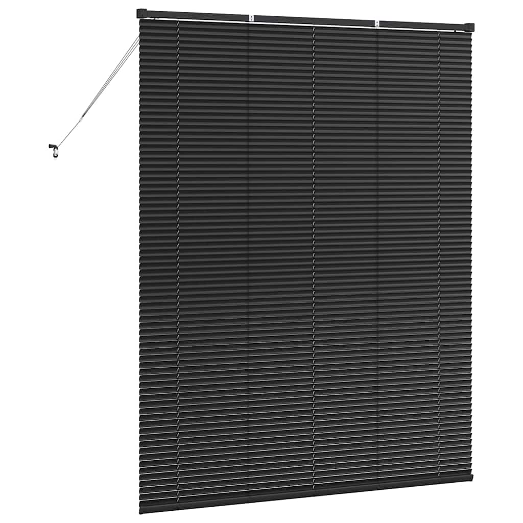 vidaXL Βενετσιάνικες Ρόδες Μαύρο 175 x 145 εκ Αλουμίνιο