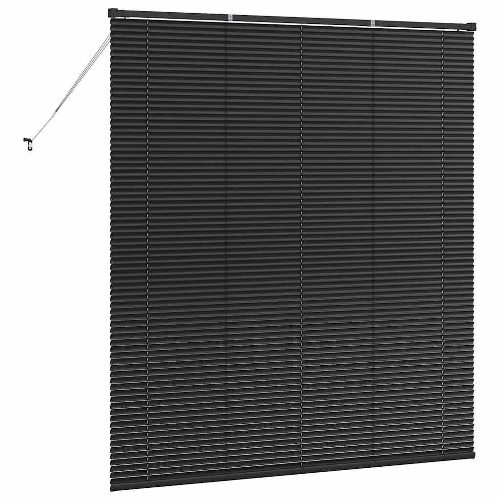 vidaXL Βενετσιάνικες Ρόδες Μαύρο 175 x 160 εκ Αλουμίνιο