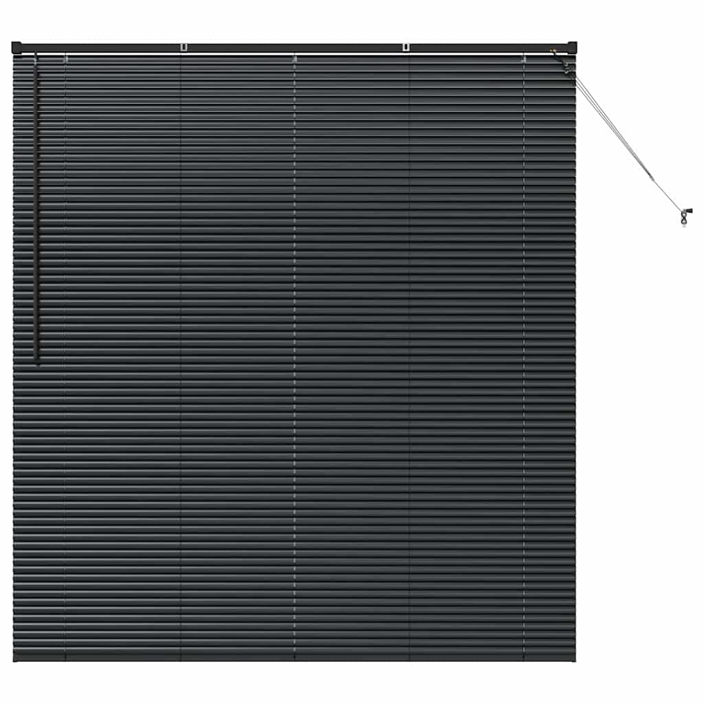 vidaXL Βενετσιάνικες Ρόδες Μαύρο 175 x 160 εκ Αλουμίνιο