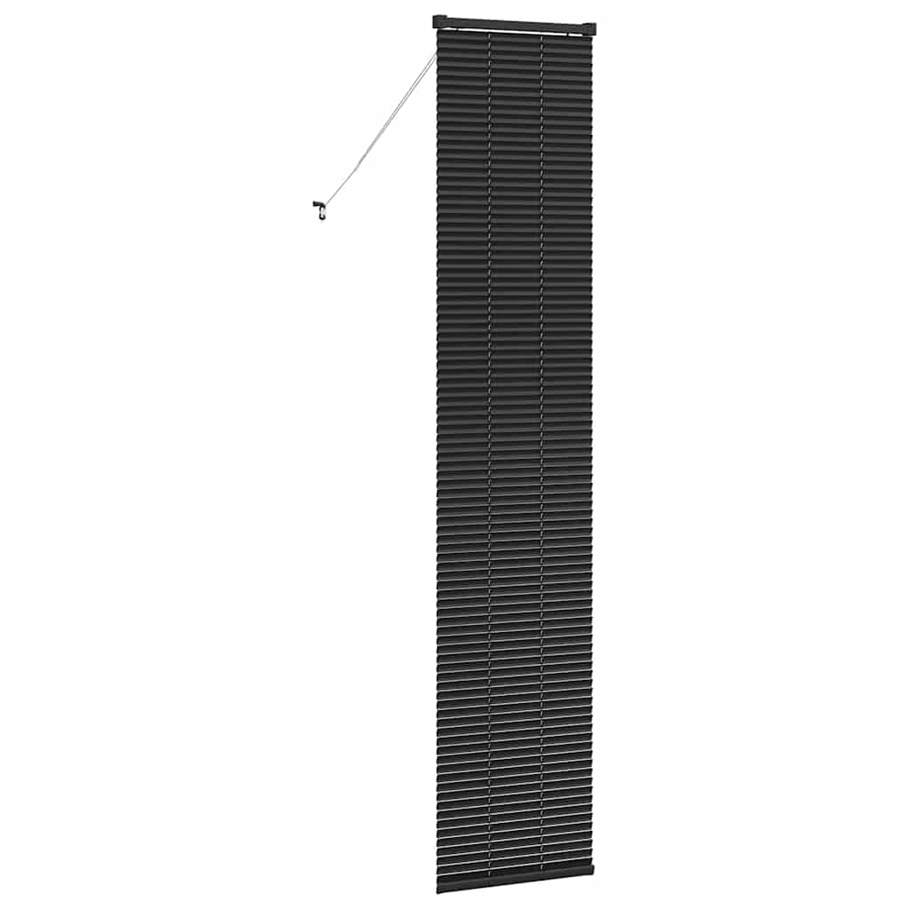 vidaXL Βενετσιάνικες Ρόδες Μαύρο 220 x 50 εκ Αλουμίνιο