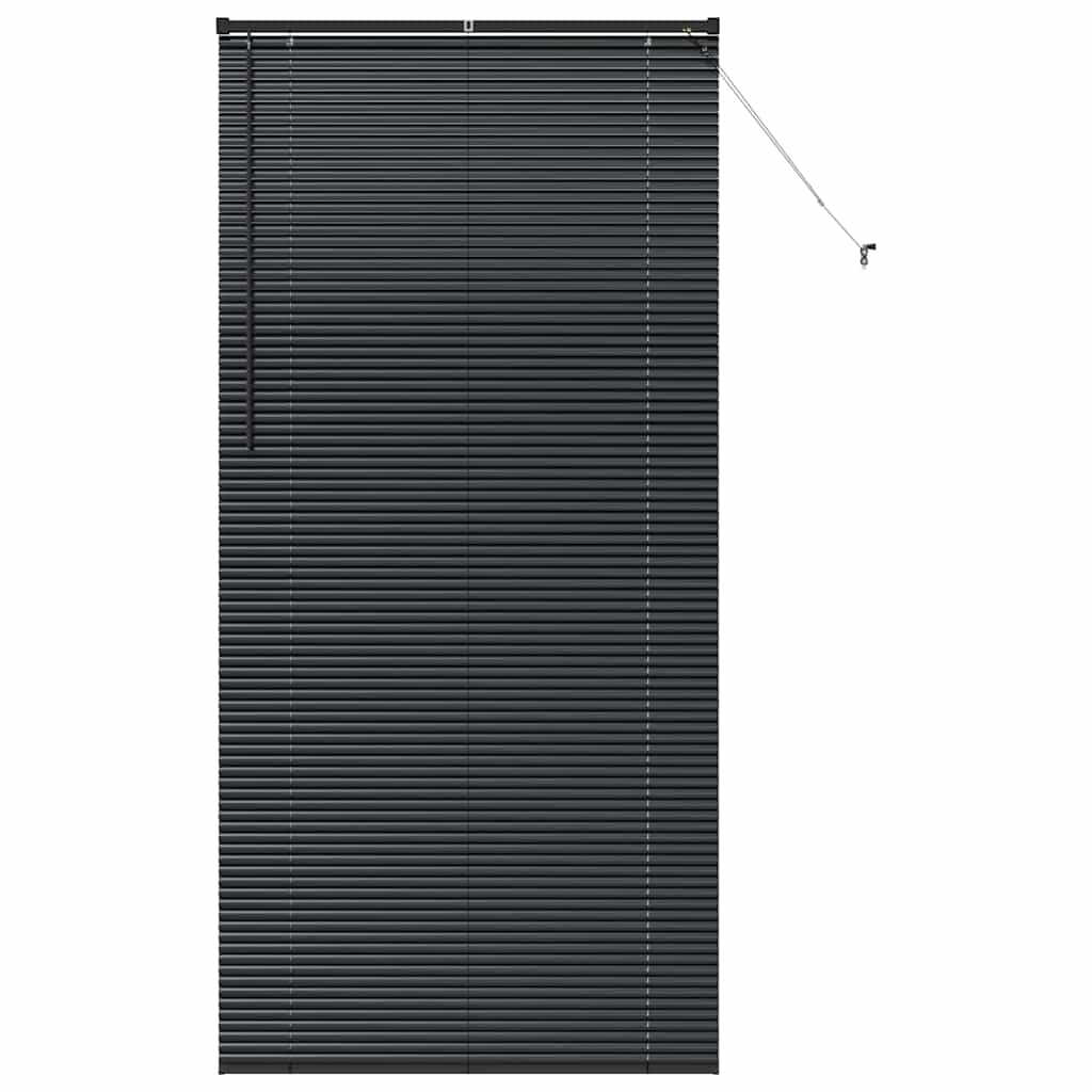 vidaXL Βενετσιάνικες Ρόδες Μαύρο 220 x 100 cm Αλουμίνιο