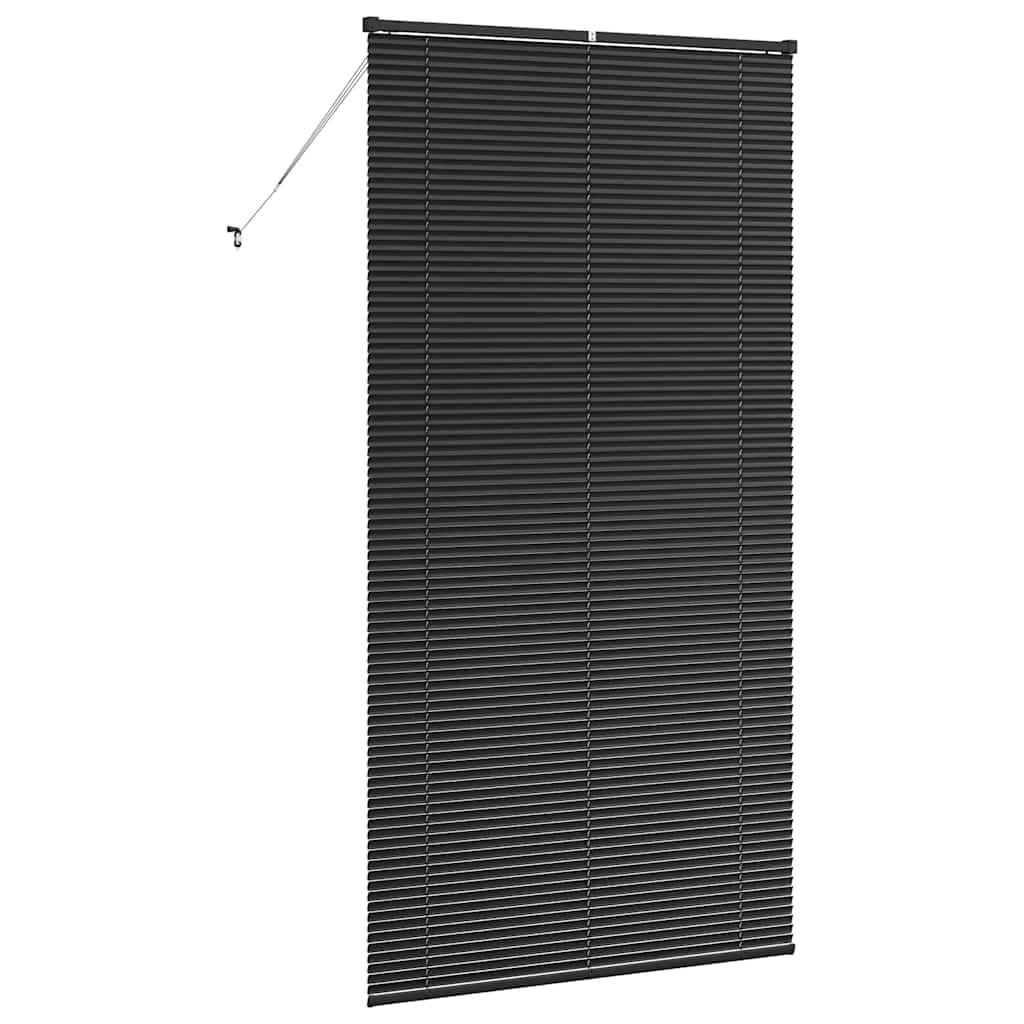 vidaXL Βενετσιάνικες Ρόδες Μαύρο 220 x 115 εκ Αλουμίνιο