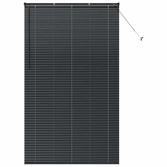vidaXL Βενετσιάνικες Ρόδες Μαύρο 220 x 130 εκ Αλουμίνιο