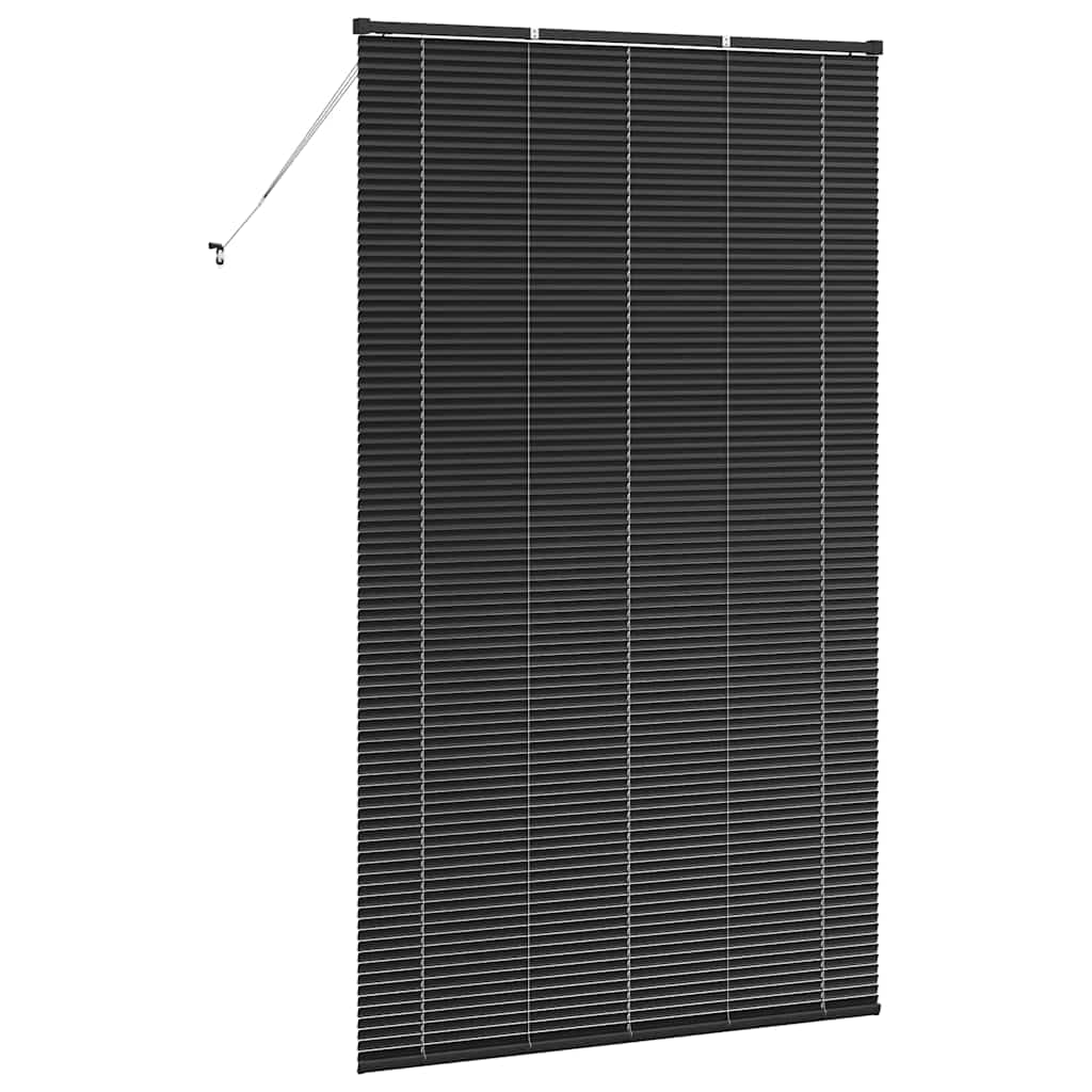vidaXL Βενετσιάνικες Ρόδες Μαύρο 220 x 135 εκ Αλουμίνιο