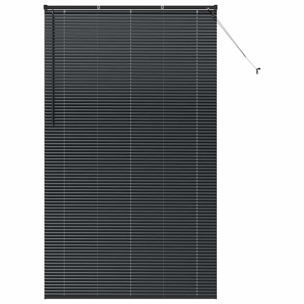 vidaXL Βενετσιάνικες Ρόδες Μαύρο 220 x 135 εκ Αλουμίνιο