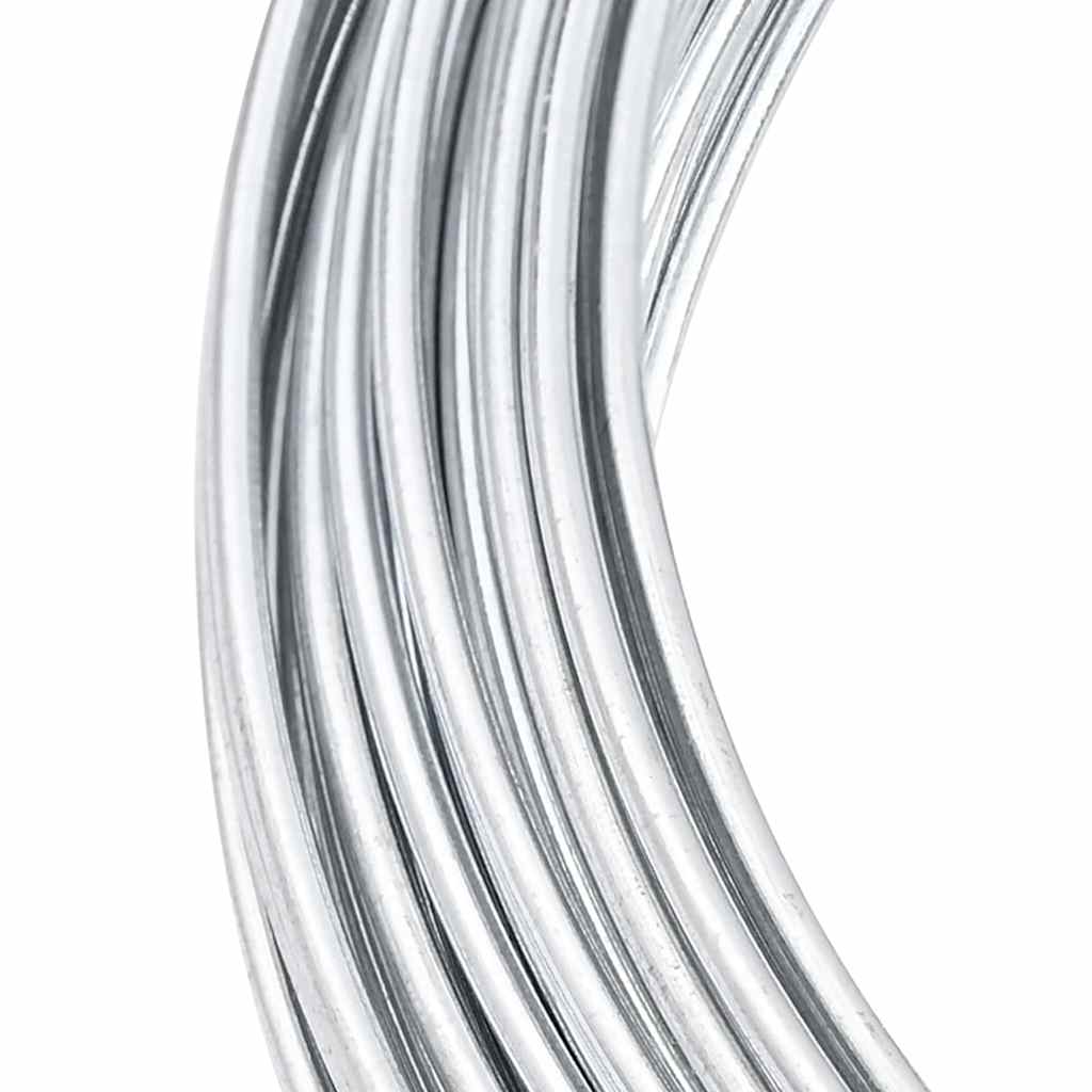 vidaXL Σχοινί Περιφράξεως Ασημί 80 m