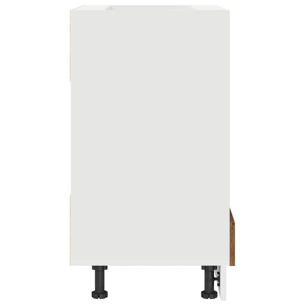 vidaXL Ντουλάπι φούρνου Riga Παλαιό ξύλο 60 x 46 x 81,5 εκ