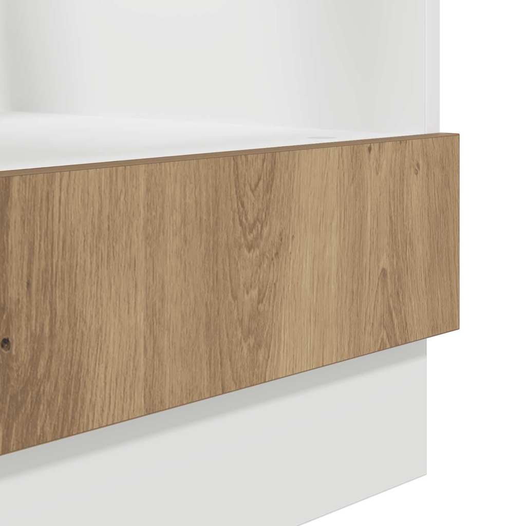 vidaXL Ντουλάπι φούρνου με αποθήκευση artisan δρυς 60 x 46 x 81.5 εκ