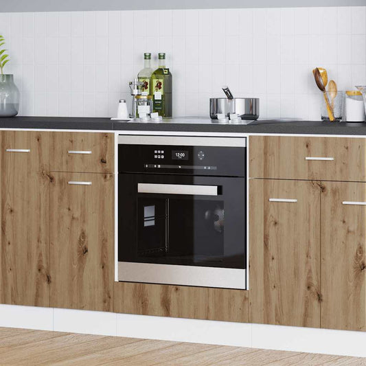 vidaXL Κρεμαστό ντουλάπι με αποθήκευση Artisan Oak 60 x 46 x 81,5 εκ