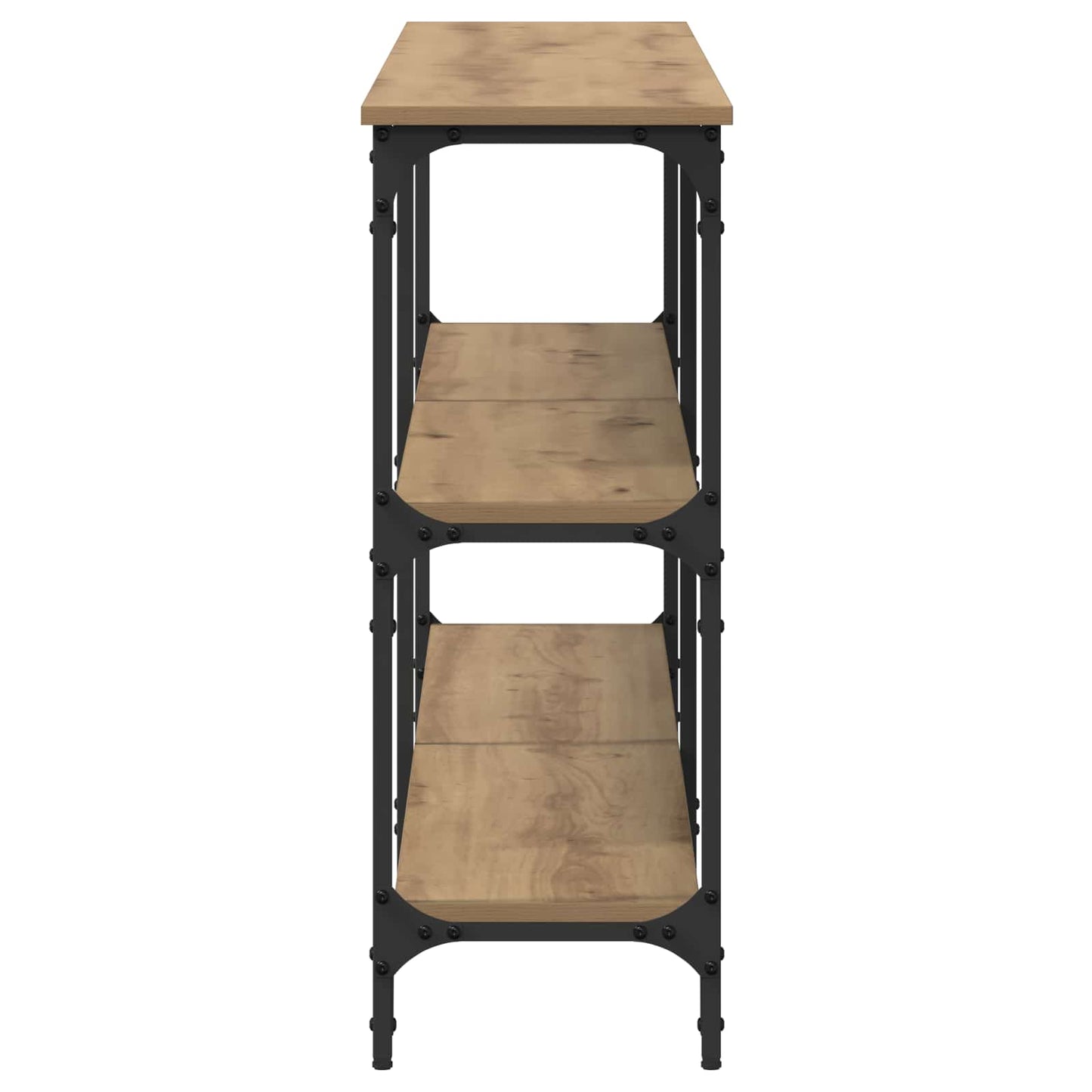 vidaXL Τραπέζι κονσόλας artisan δρυς 200 x 29 x 75 cm