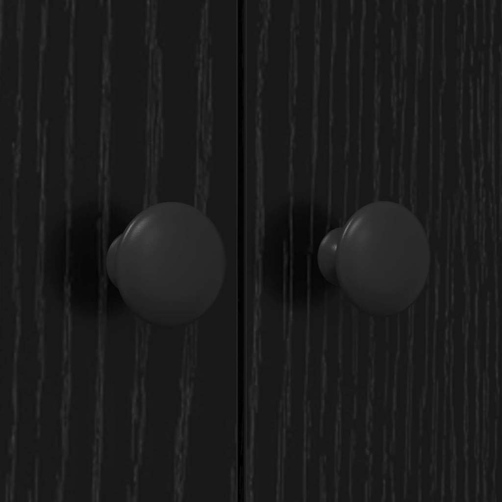 vidaXL Ντουλάπι πλυντηρίου Μαύρη δρυς 68 x 48.5 x 194 εκ