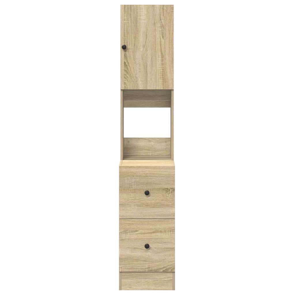 vidaXL Ντουλάπα Κουζίνας Μπεζ 35 x 50 x 180 εκ. Επεξεργασμένο ξύλο