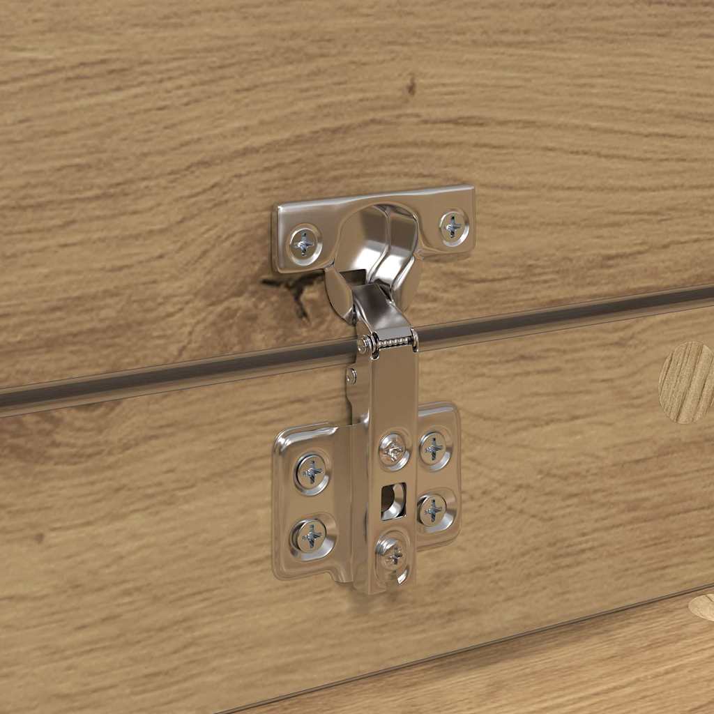 vidaXL Παπουτσοθήκη με συρτάρι artisan δρυς 100.5 x 28 x 100 εκ