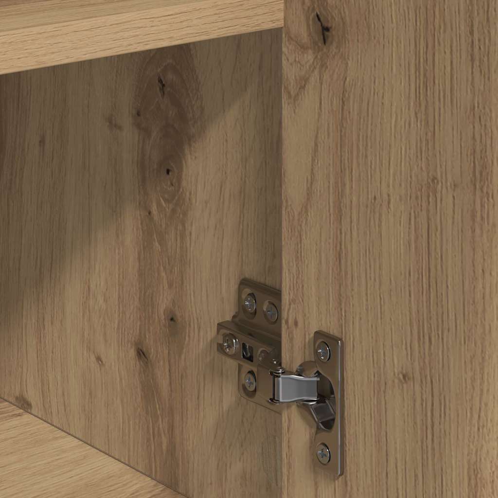 vidaXL Πλαϊνό γραφείο Artisan Oak 60 x 31 x 70 εκ Επεξεργασμένο ξύλο