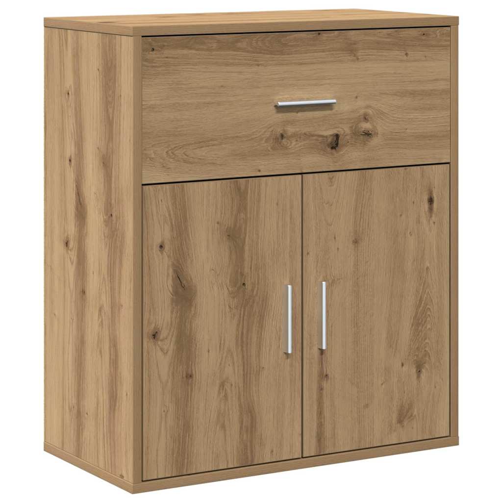vidaXL Πλαϊνό γραφείο Artisan Oak 60 x 31 x 70 εκ Επεξεργασμένο ξύλο