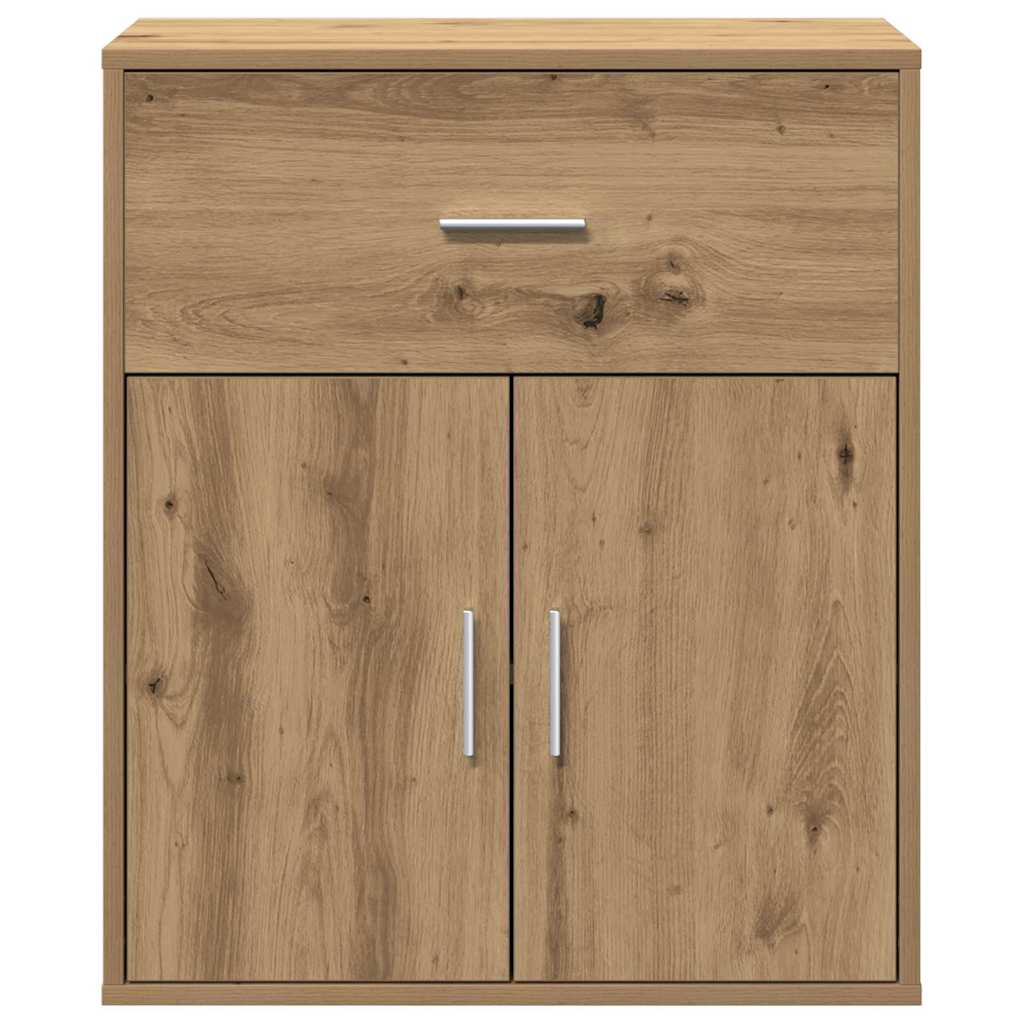 vidaXL Πλαϊνό γραφείο Artisan Oak 60 x 31 x 70 εκ Επεξεργασμένο ξύλο