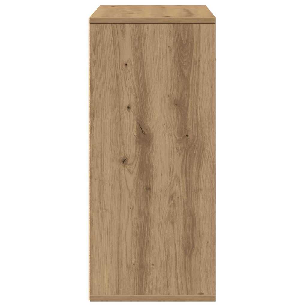 vidaXL Πλαϊνό γραφείο Artisan Oak 60 x 31 x 70 εκ Επεξεργασμένο ξύλο