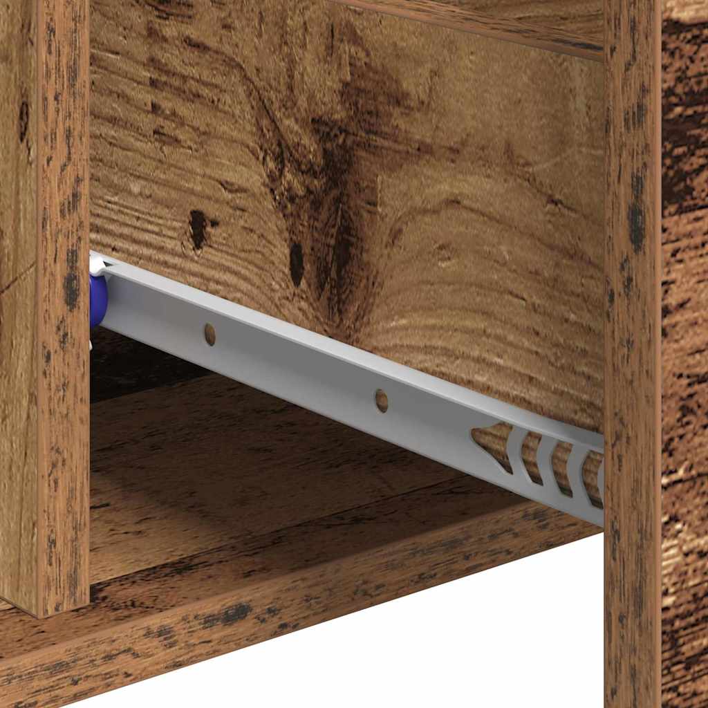 vidaXL Πλαϊνό γραφείο Παλιό ξύλο 60 x 31 x 70 εκ Επεξεργασμένο ξύλο