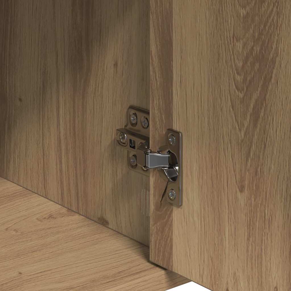 vidaXL Πλαϊνό γραφείο Artisan Oak 60 x 31 x 70 εκ Επεξεργασμένο ξύλο