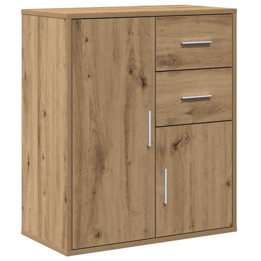 vidaXL Πλαϊνό γραφείο Artisan Oak 60 x 31 x 70 εκ Επεξεργασμένο Ξύλο
