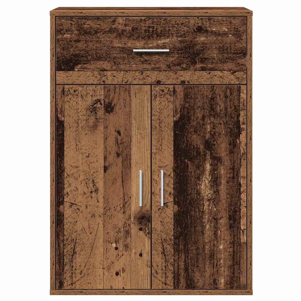 vidaXL Πλαϊνό γραφείο Παλιό ξύλο 60 x 30 x 84 εκ Επεξεργασμένο ξύλο