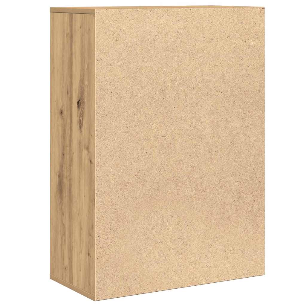 vidaXL Πλαϊνό γραφείο Artisan Oak 60 x 30 x 84 εκ Επεξεργασμένο ξύλο