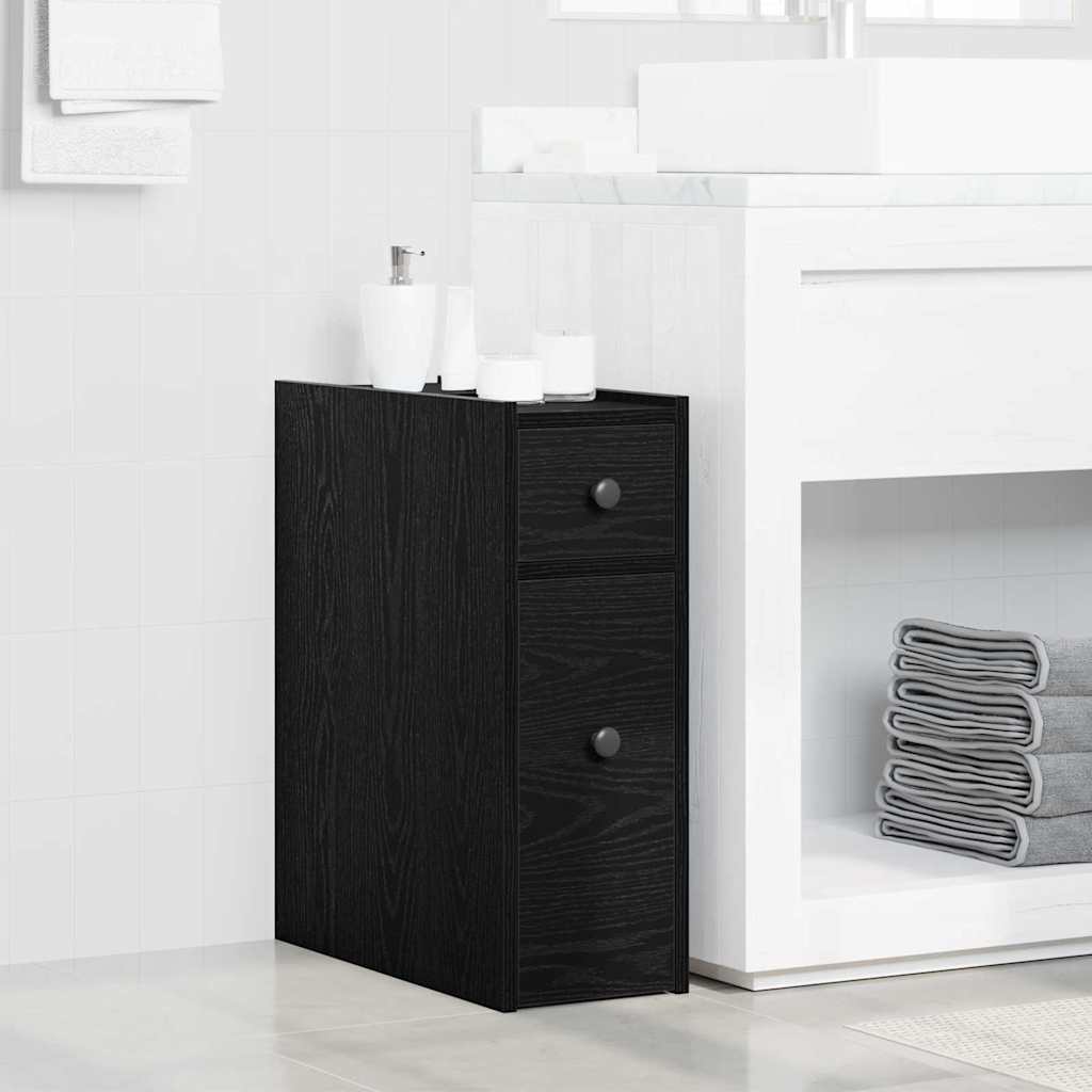 vidaXL Ντουλάπι Μπάνιου 21,5 x 50 x 60 εκ Επεξεργασμένο ξύλο
