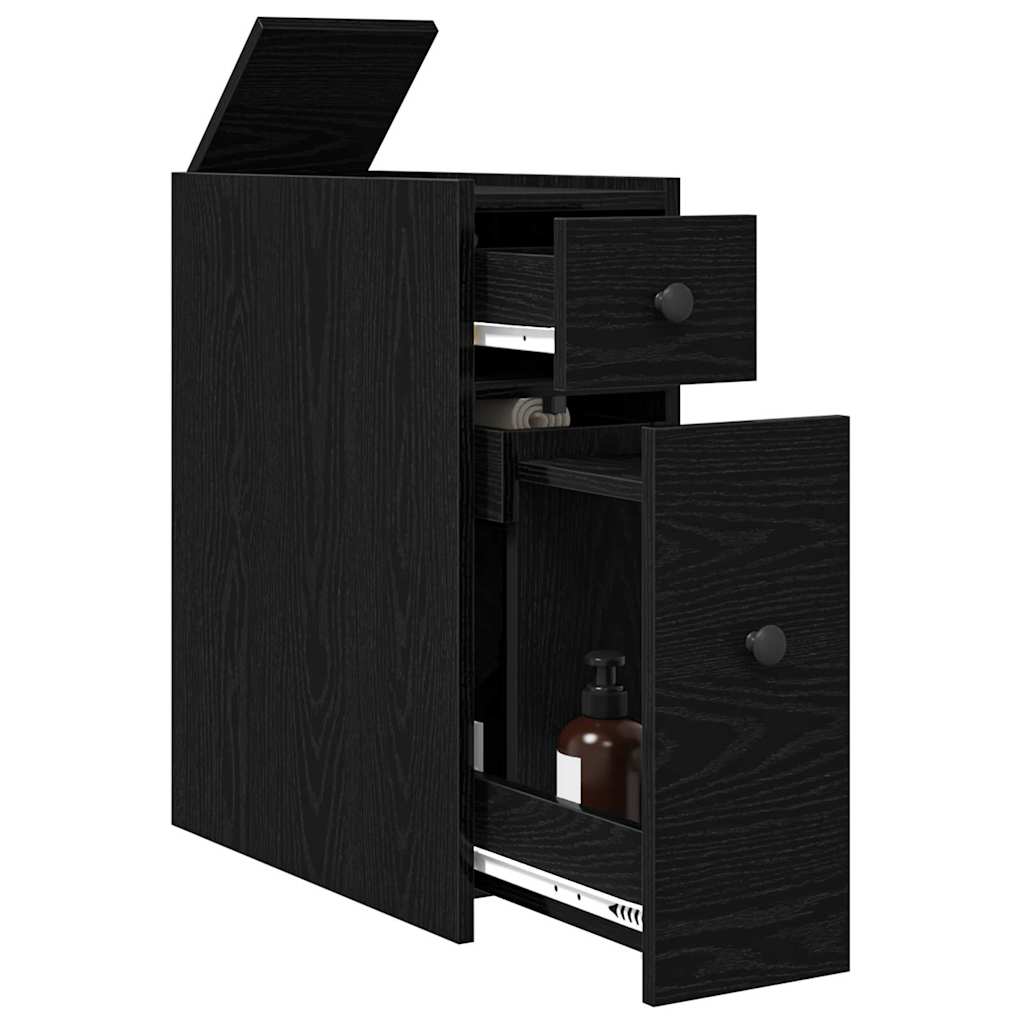 vidaXL Ντουλάπι Μπάνιου 21,5 x 50 x 60 εκ Επεξεργασμένο ξύλο