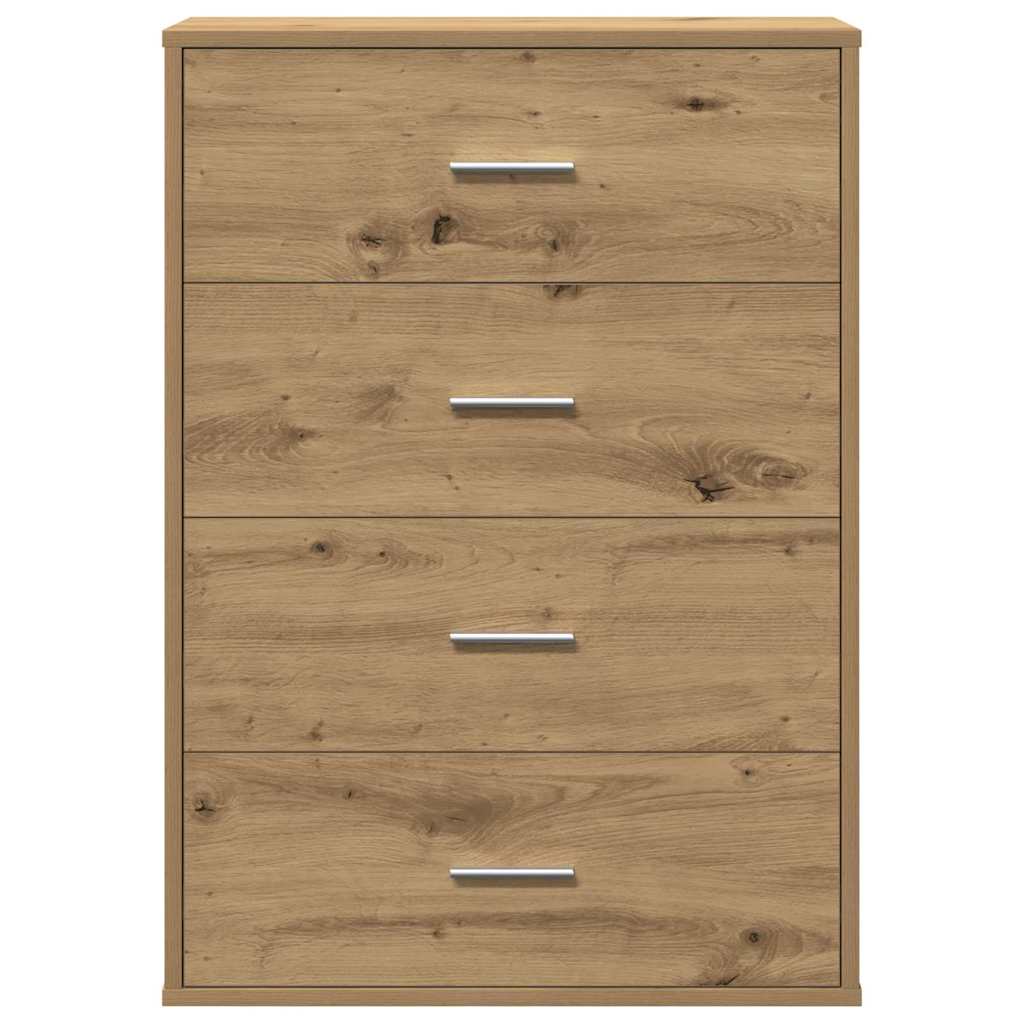 vidaXL Πλαϊνό γραφείο Artisan Oak 60 x 31 x 84 εκ. Επεξεργασμένο ξύλο