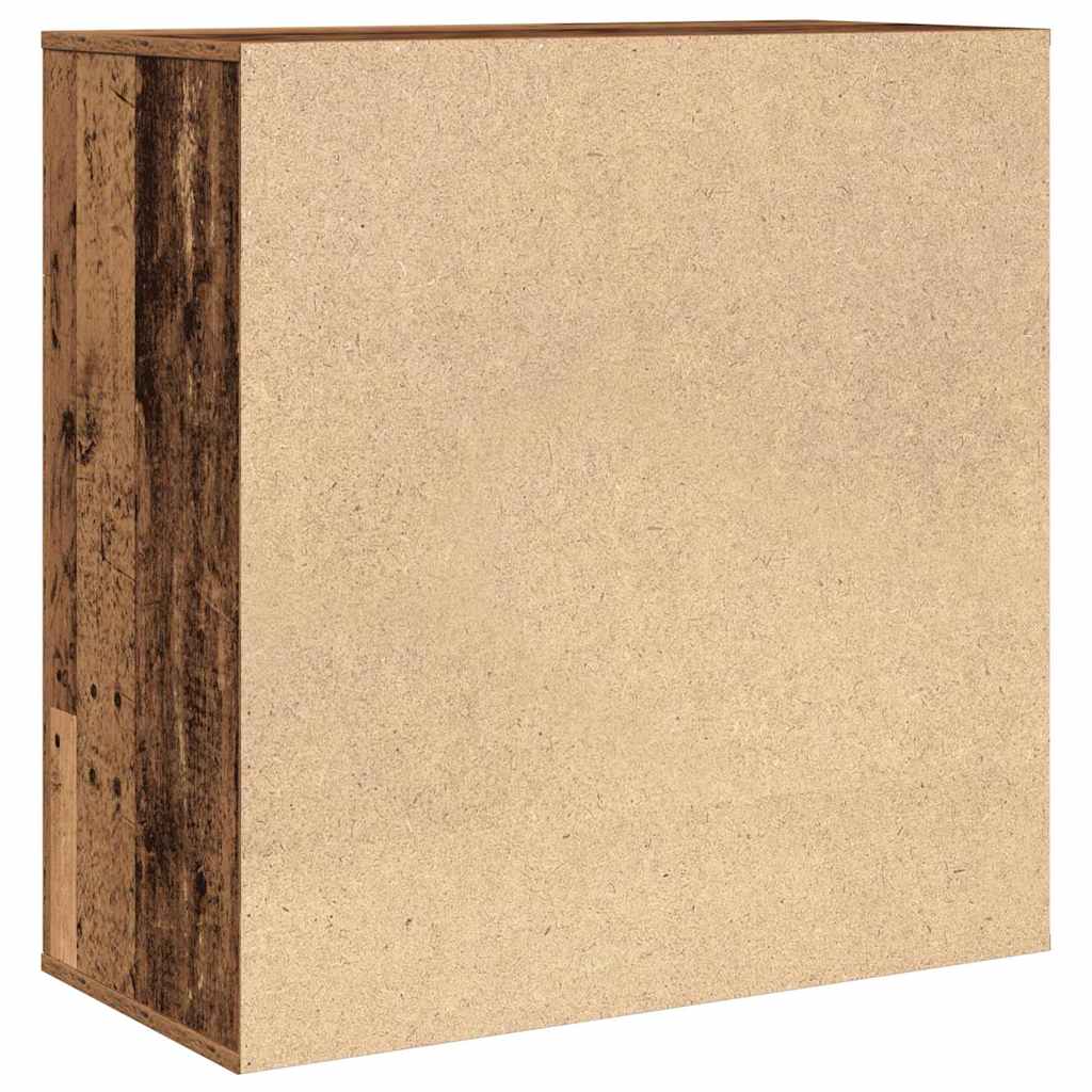 vidaXL Πλαϊνό γραφείο Παλιό ξύλο 78 x 38 x 80 εκ Επεξεργασμένο ξύλο