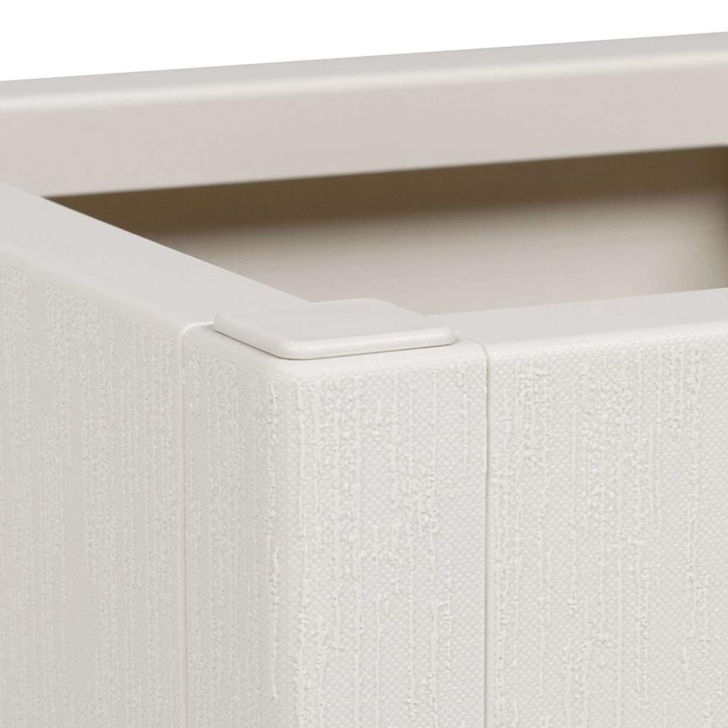 vidaXL Γλάστρα Κήπου Λευκό 36 x 36 x 35 εκ. Πολυπροπυλένιο