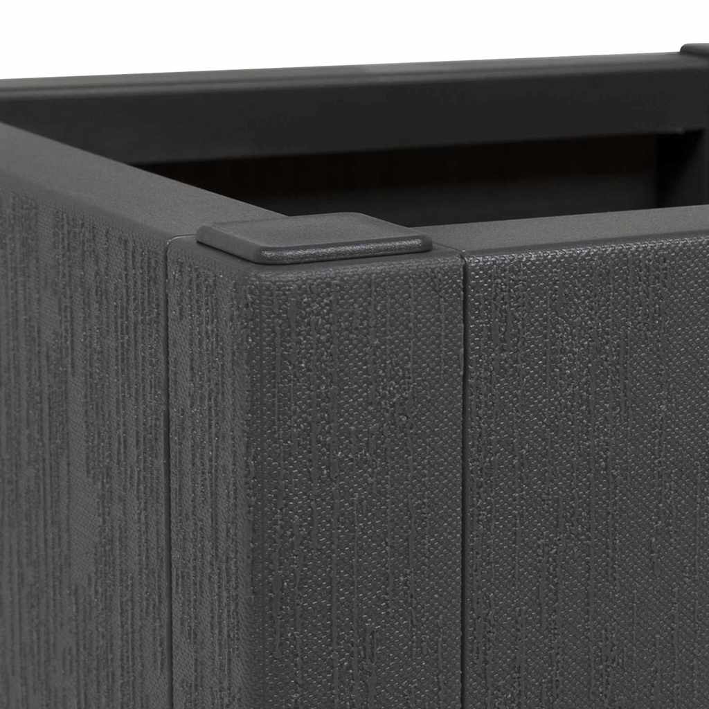 vidaXL Γλάστρα Κήπου Ανθρακί 36 x 36 x 35 εκ. Πολυπροπυλένιο