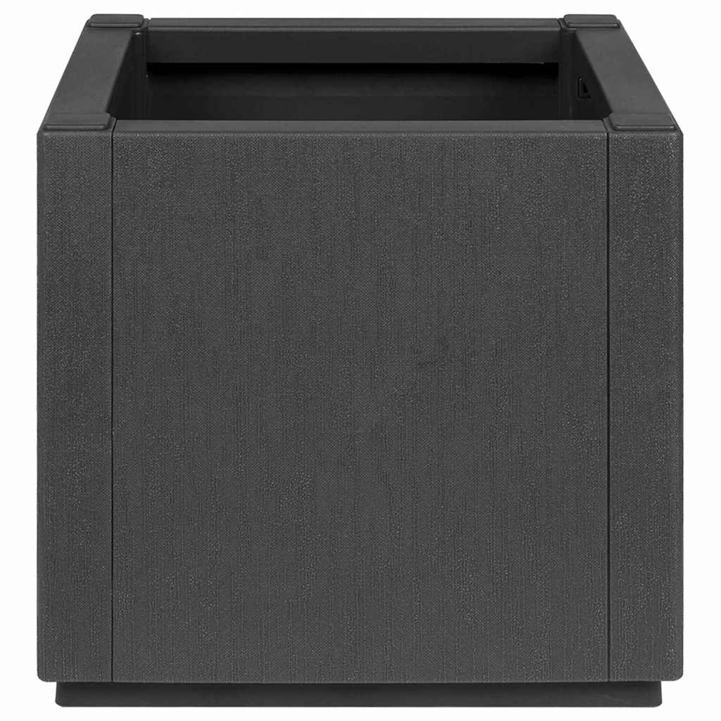 vidaXL Γλάστρα Κήπου Ανθρακί 36 x 36 x 35 εκ. Πολυπροπυλένιο