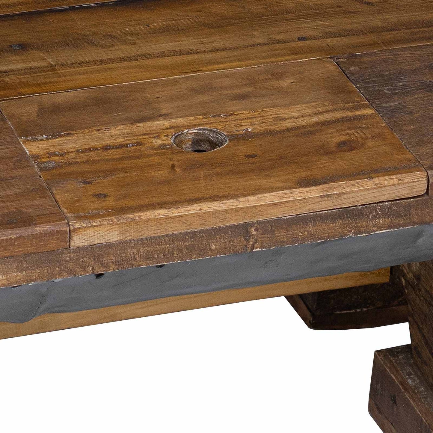 vidaXL Τραπεζάκι σαλονιού Φυσικό 90 x 50 x 35 cm ξύλο