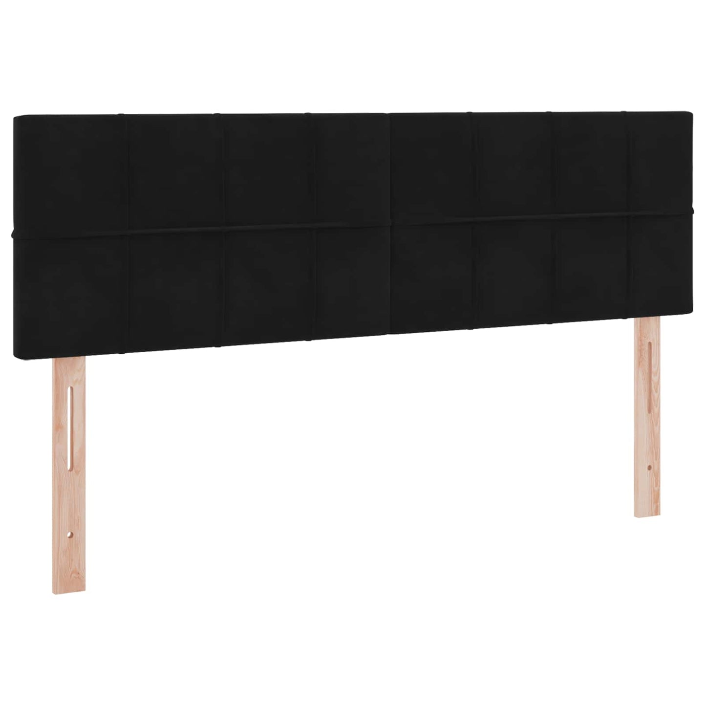 vidaXL LED Κρεβάτι αποθήκευσης με στρώμα Μαύρο 140 x 200 cm Βελούδο