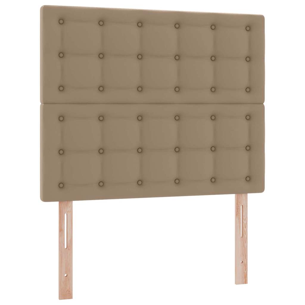 vidaXL Κρεβάτι Αποθήκης Καπουτσίνο 120 x 200 cm Τεχνητό Δέρμα