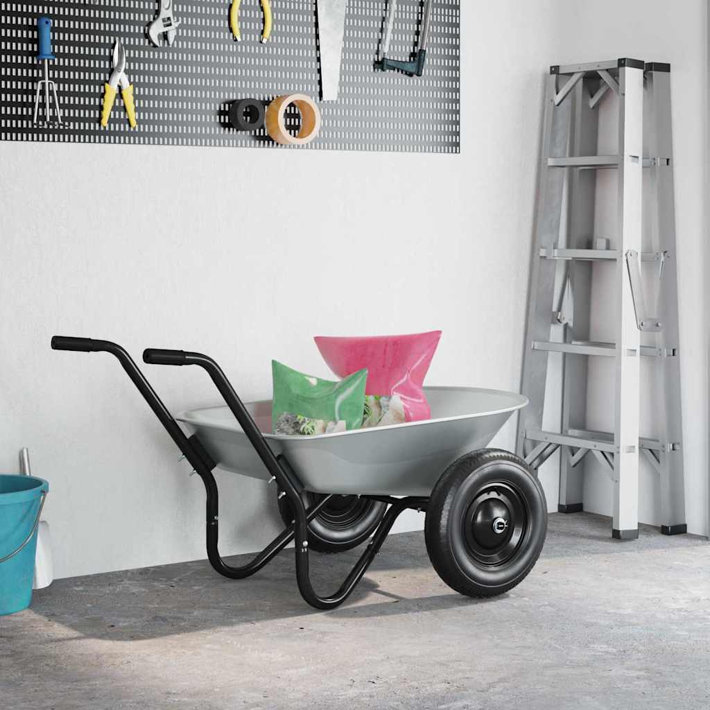 vidaXL Αντικατάσταση Δίσκου Χλοοκοπτικού Ασημί 90 x 63 x 28 εκ Ατσάλι