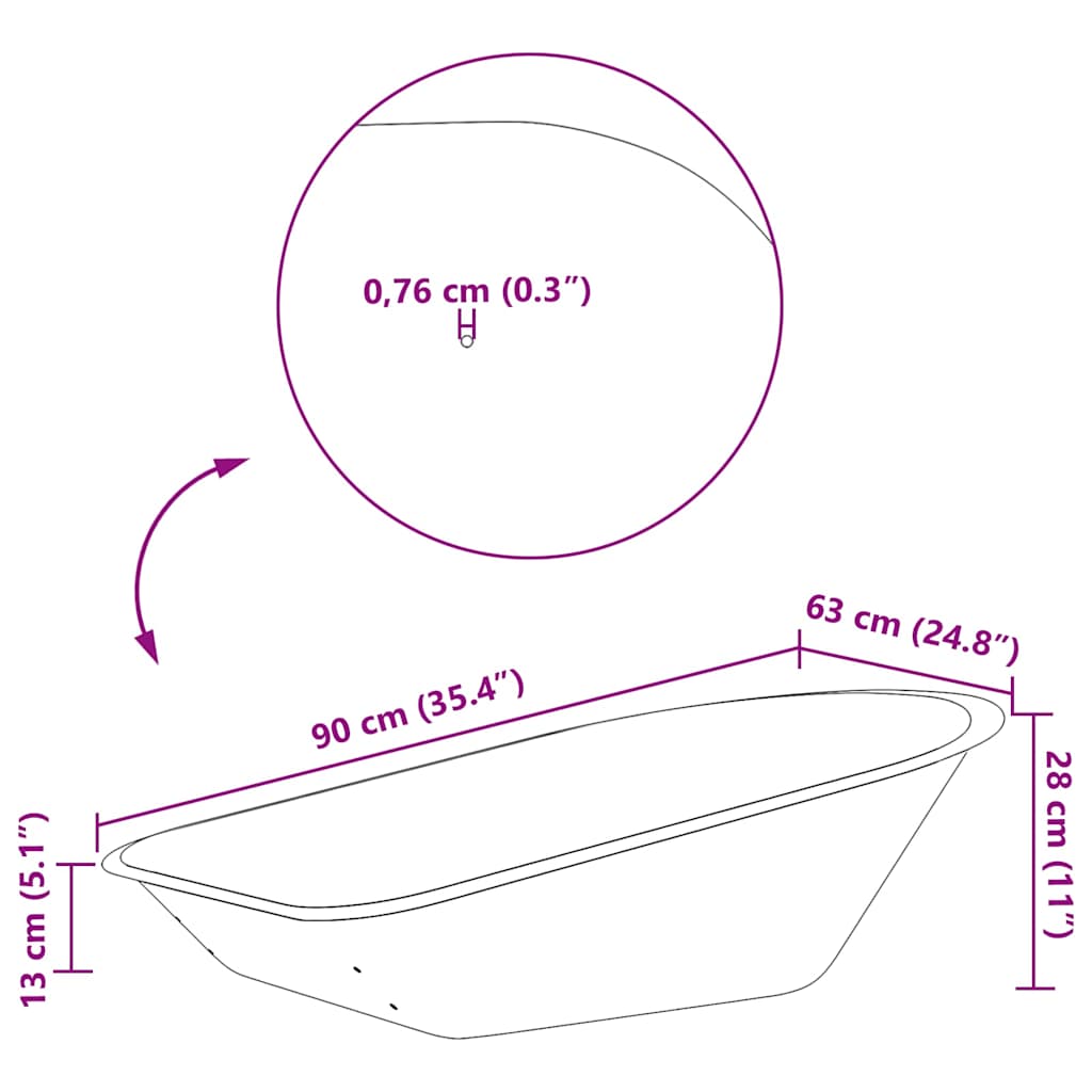 vidaXL Αντικατάσταση Δίσκου Χλοοκοπτικού Ασημί 90 x 63 x 28 εκ Ατσάλι
