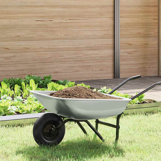 vidaXL Αντικατάσταση Δίσκου Χλοοκοπτικού Ασημί 80 x 60 x 25 εκ Ατσάλι