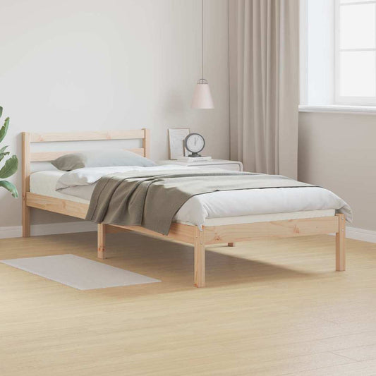 vidaXL Σκελετός Κρεβατιού με κεφαλάρι Καφέ 225,5 x 85,5 x 69,5 εκ.