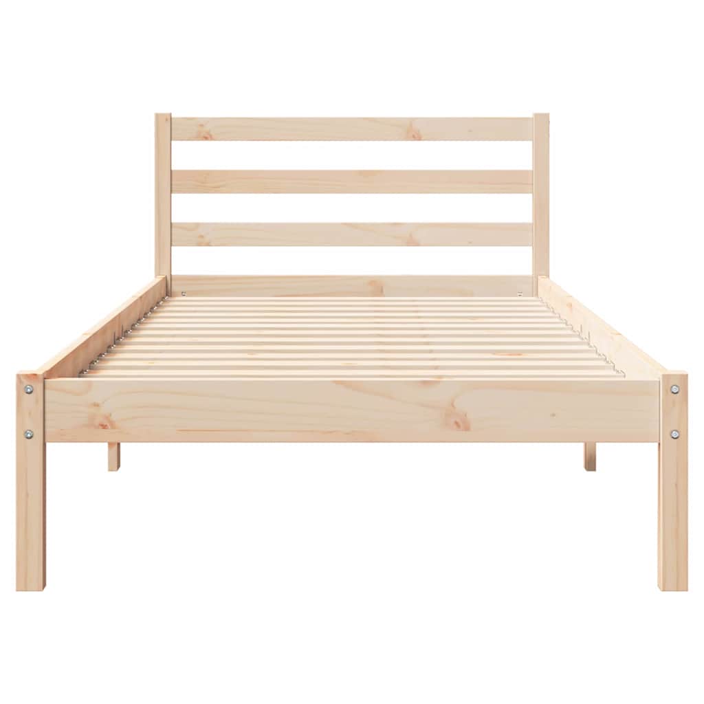 vidaXL Σκελετός Κρεβατιού με κεφαλάρι Καφέ 225,5 x 85,5 x 69,5 εκ.
